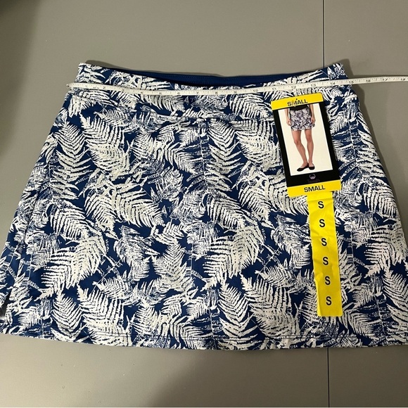 3/25$ (Mix)Tranquility by Colorado Clothing Blue&White A-Line Mini Skirt S - Picture 10 of 11